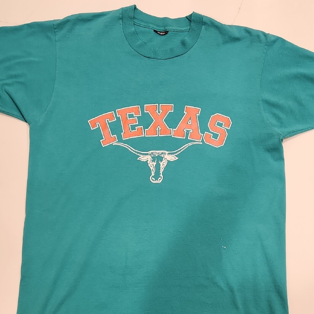 Teal Texas Graphic Men's Shirt